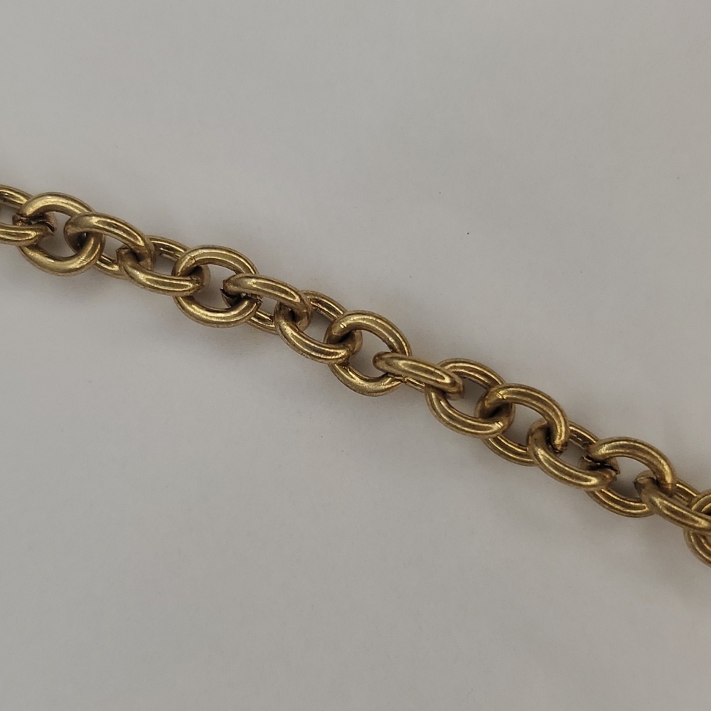 J. Crew Chucky faux amber & Gold necklace - Picture 9 of 13